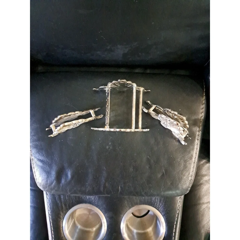 Vintage Baroque Style Silver‎ Plated Buffet Caddies